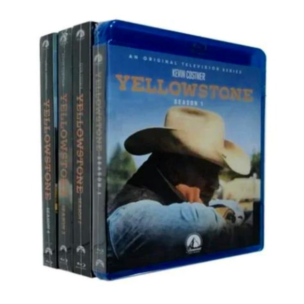 YELLOWSTONE Season 1-4 Blu -ray Discs Brand New Sealed Box Set Fast Shipping